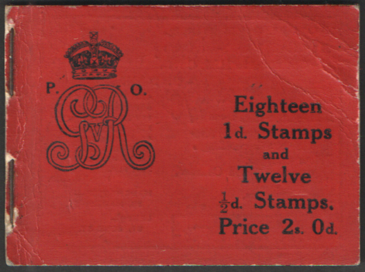 (image for) BB1 August 1911 George V 2/- Stitched Booklet