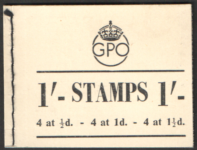 (image for) BD8 1952 George VI 1/- Stitched Booklet
