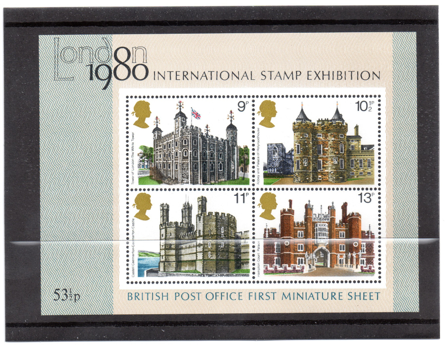 (image for) MS1058 1978 British Architecture Royal Mail Miniature Sheet