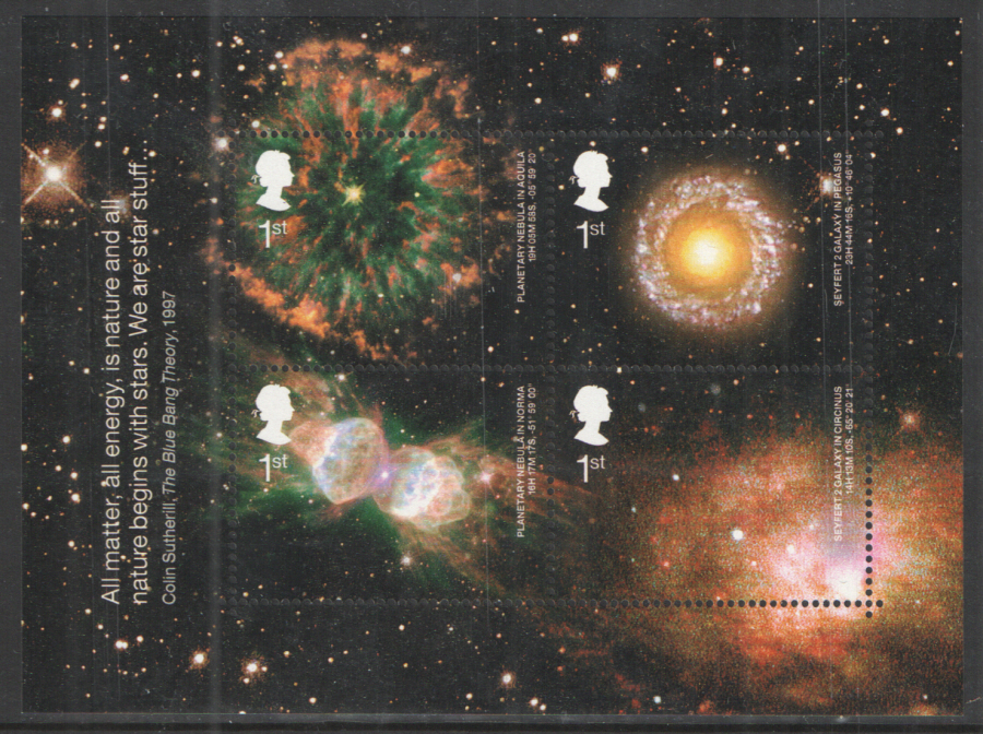 (image for) MS2315 2002 Astronomy Royal Mail Miniature Sheet