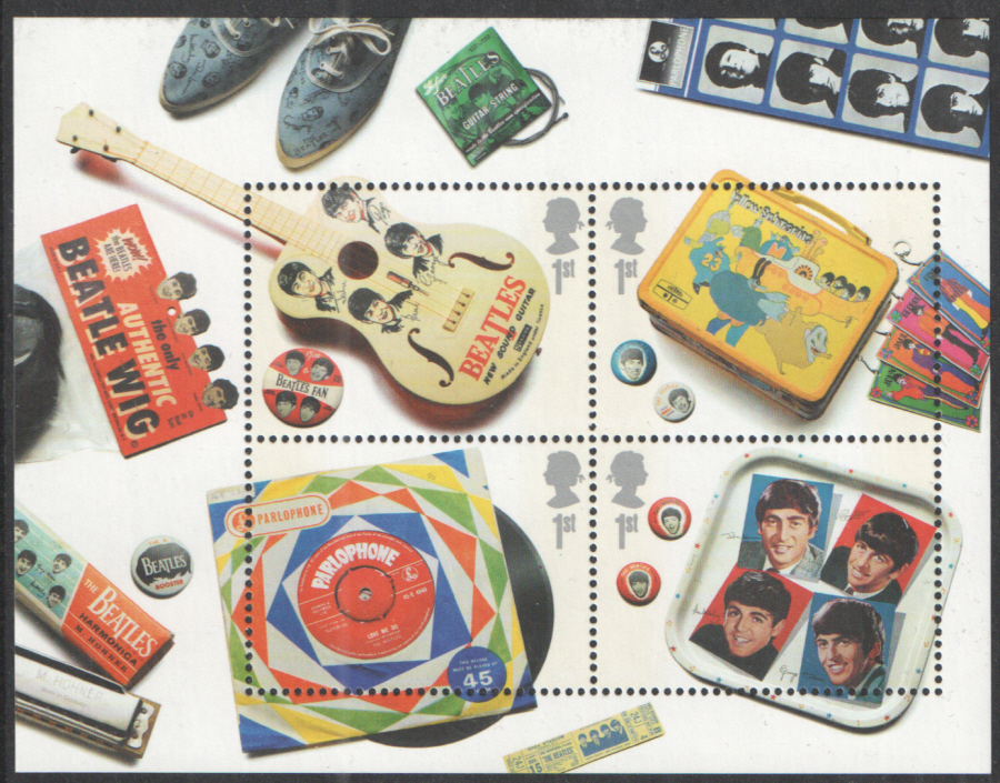 (image for) MS2692 2007 The Beatles Royal Mail Miniature Sheet