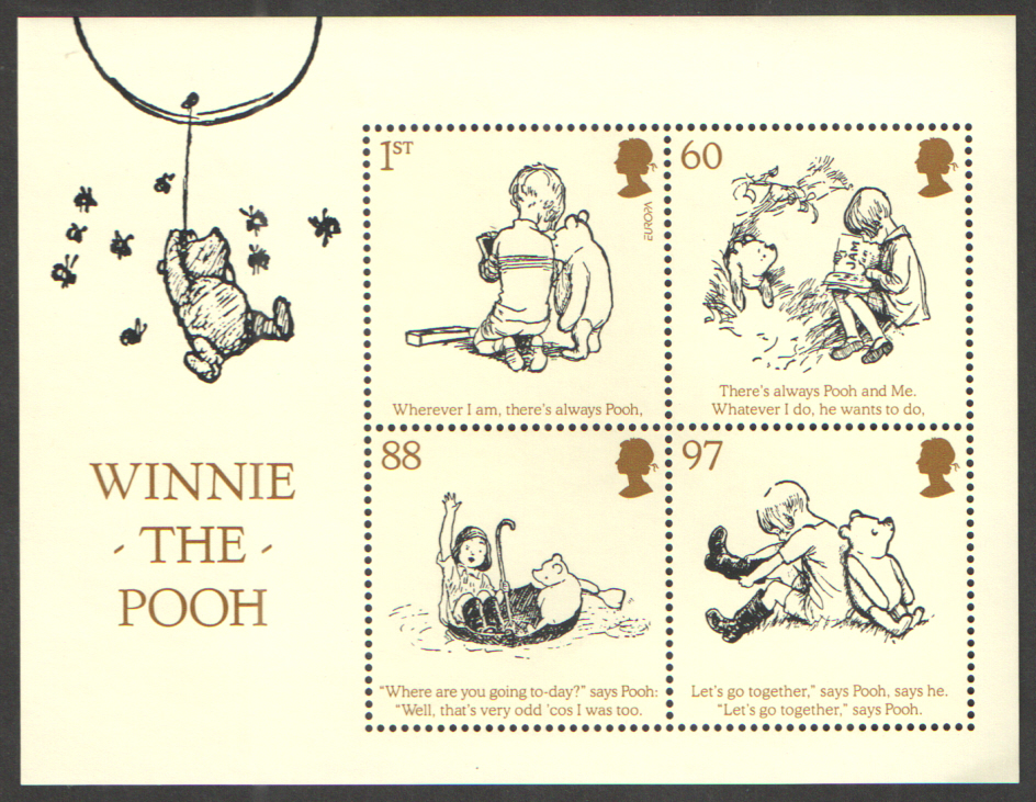 (image for) MS3127 2010 Winnie The Pooh Royal Mail Miniature Sheet