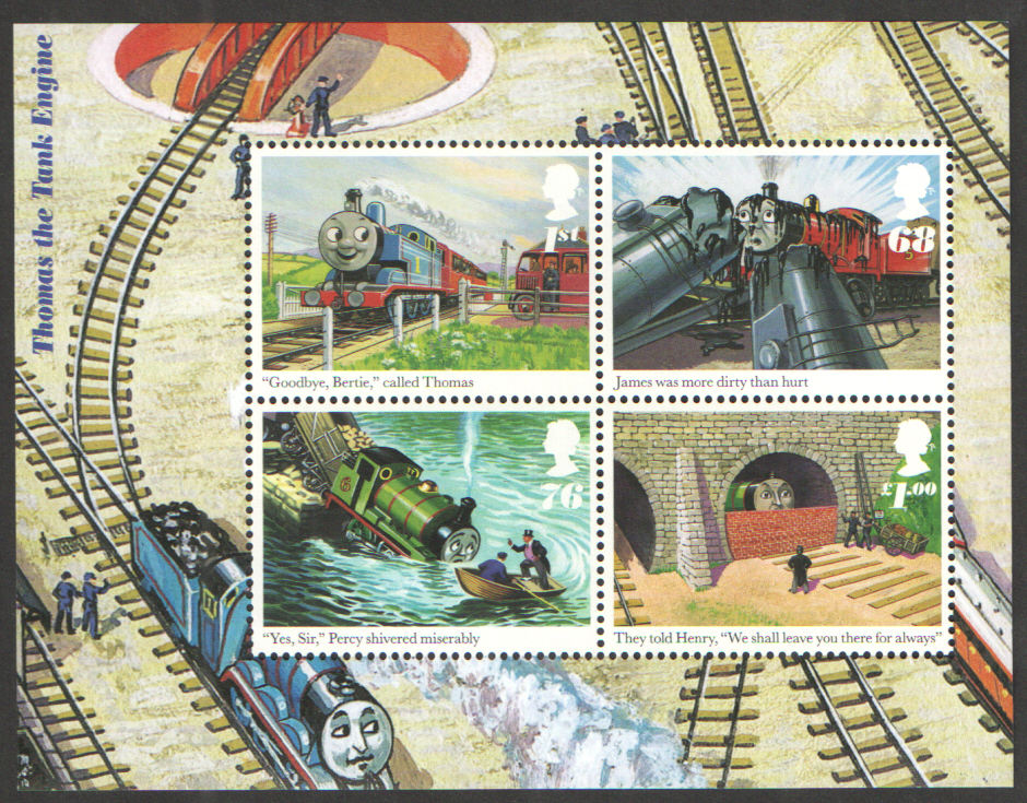 (image for) MS3193 2011 Thomas the Tank Engine Royal Mail Miniature Sheet