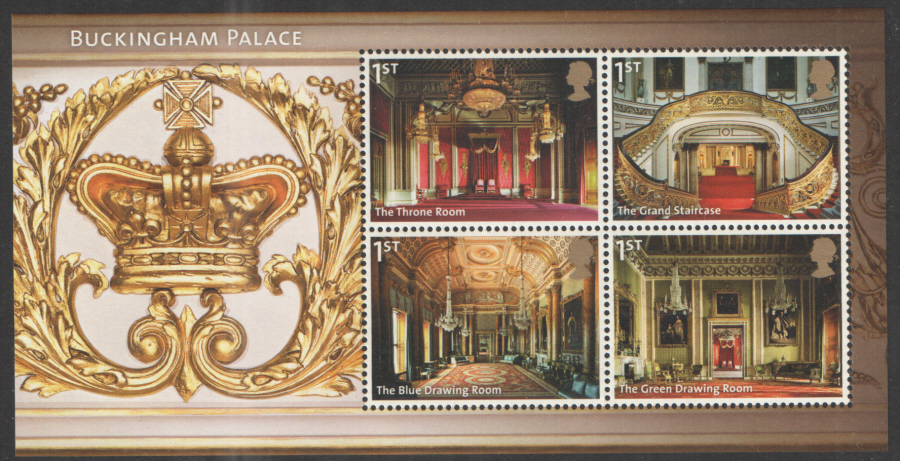 (image for) MS3601 2014 Buckingham Palace Non-Barcoded Royal Mail Miniature Sheet
