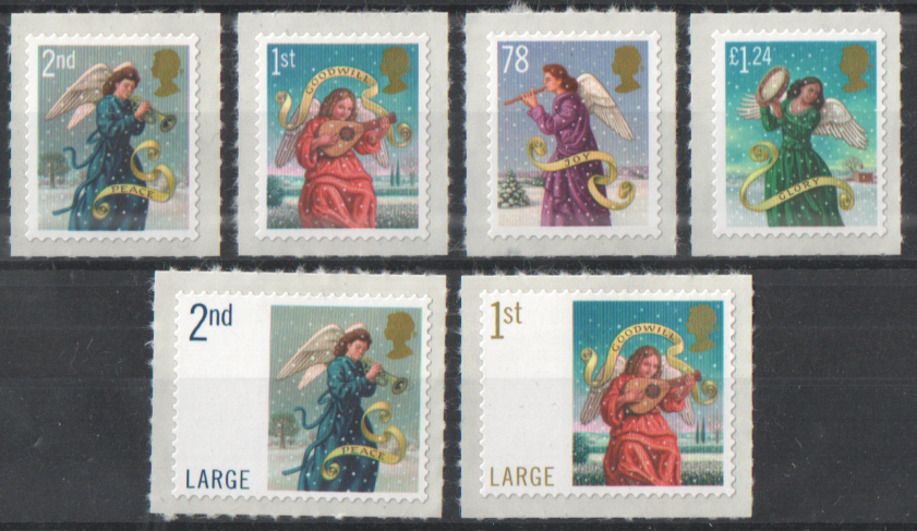 (image for) SG2789 / 94 2007 Christmas - Angels unmounted mint set of 6