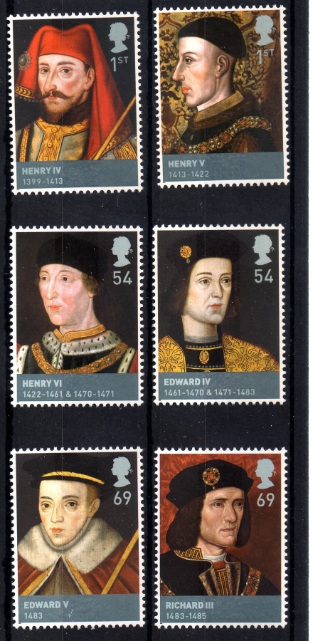 (image for) SG2812 / 17 2008 House Of Lancaster & York unmounted mint set of 6