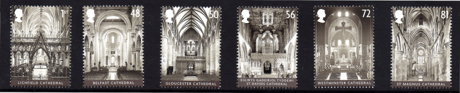 (image for) SG2841 / 46 2008 Cathedrals unmounted mint set of 6