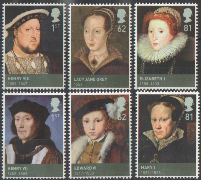 (image for) SG2924 / 29 2009 House Of Tudor unmounted mint set of 6