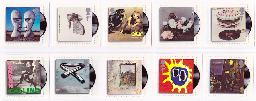 (image for) SG2999 / 08 2010 Classic Album Covers unmounted mint set of 10