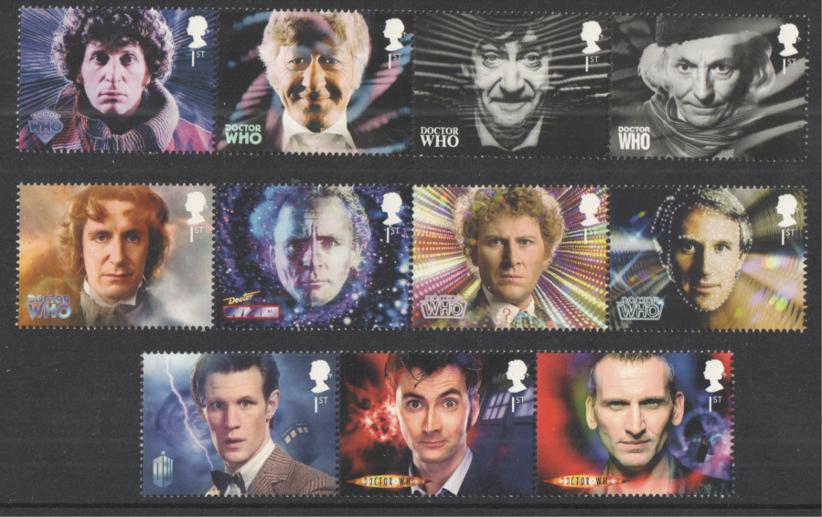 (image for) SG3437 / 47 2013 Doctor Who unmounted mint set of 11