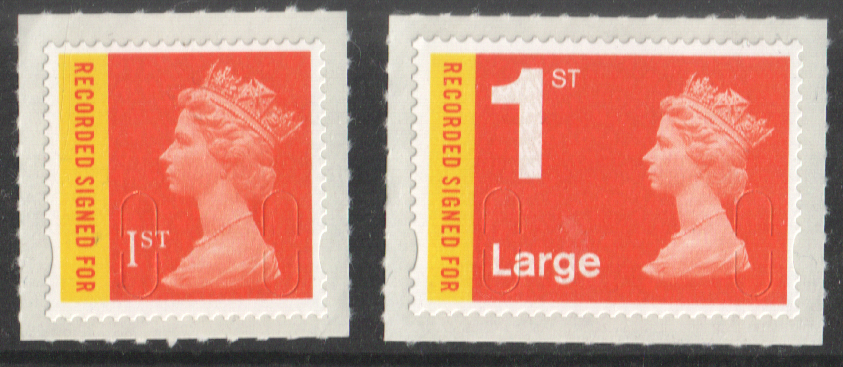 (image for) U3045 / 46 No Date Code 2009 1st & 1st Large Recorded Signed For Machins