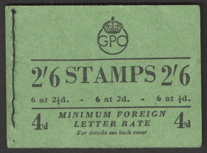 (image for) BD18(88) Feb 1951 George VI 2/6 Stitched Booklet - Click Image to Close