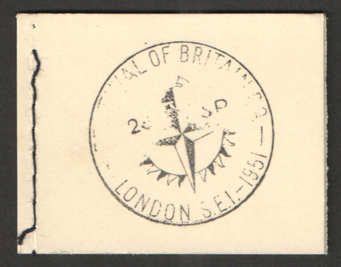 (image for) BD7a 1951 Festival of Britain George VI 1/- Stitched Booklet