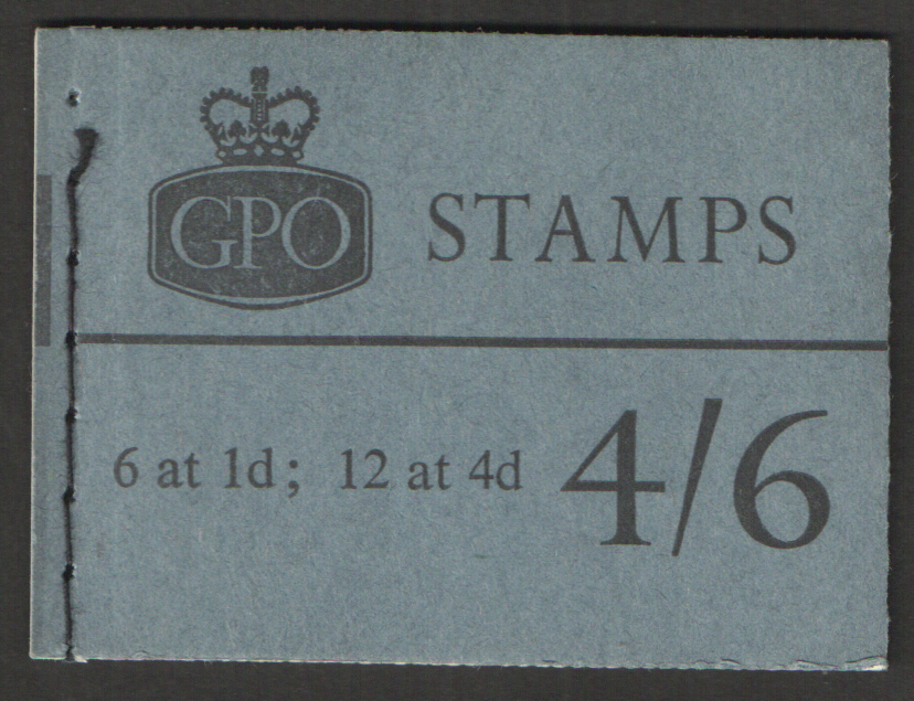 (image for) L68p Advertiser's Voucher Copy September 1967 Elizabeth II 4/6 Stitched Booklet. Some cover fading.