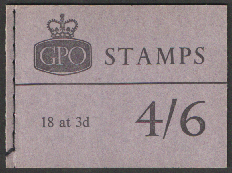 (image for) L44p February 1964 Elizabeth II 4/6 Stitched Booklet