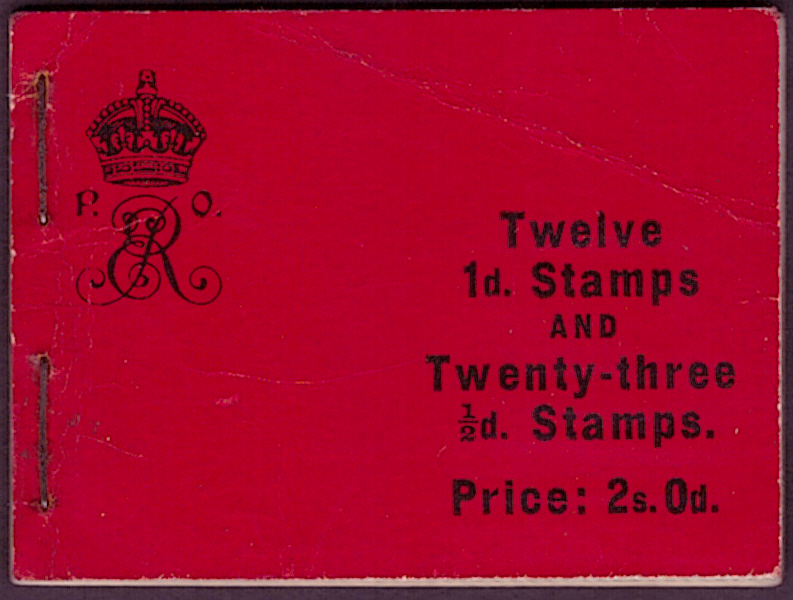 BA2 June 1906 Edward VII 2s 0d Stitched Booklet