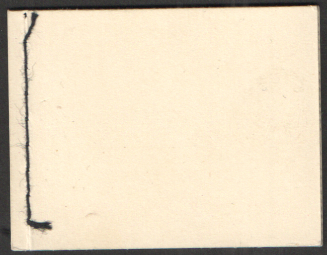 (image for) BD7 Margin At Top 1951 George VI 1/- Stitched Booklet