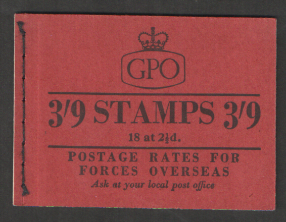 (image for) G20 June 1957 Elizabeth II 3/9 Stitched Booklet - Click Image to Close