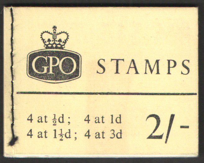 (image for) N3 1961 (No Date on cover) Elizabeth II 2/- Stitched Booklet - Click Image to Close