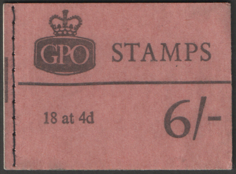 (image for) Q23 April 1967 Elizabeth II 6/- Stitched Booklet