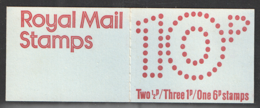 (image for) FA1 / DB6(1)A Perf E1 Cream Card 10p Folded Booklet - Click Image to Close