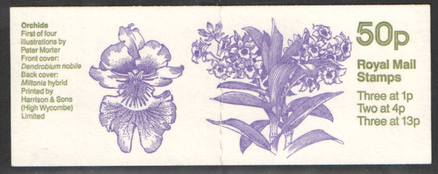 (image for) FB27 / DB9(27) Cyl B27 B6 B8 (B57) Bottom Orchids No.1 Folded Booklet