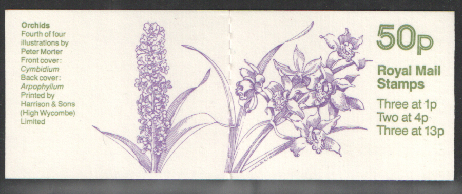 (image for) FB30 / DB9(30) Cyl B27 B7 B8 (B57) Bottom Orchids No.4 Folded Booklet