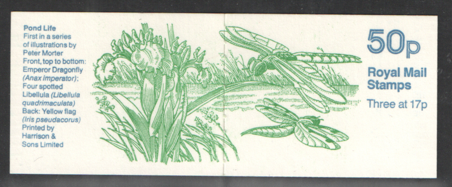 (image for) FB32 / DB9(32) Cyl B43 (B67) Pond Life No.1 50p Folded Booklet