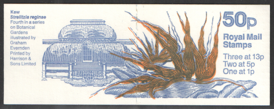 (image for) FB46 / DB14(7)/1 4mm Bands Botanical Gardens No.4 50p Booklet