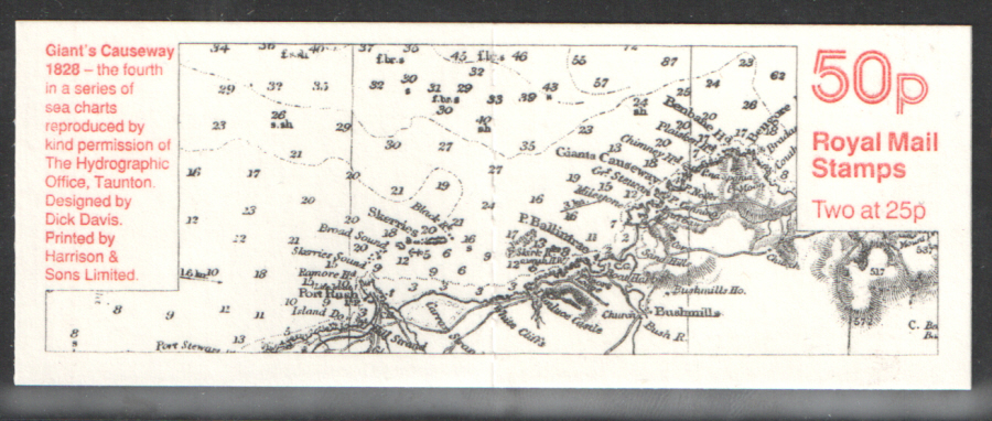 (image for) FB75 / DB14(42) Giant's Causeway 50p Folded Booklet