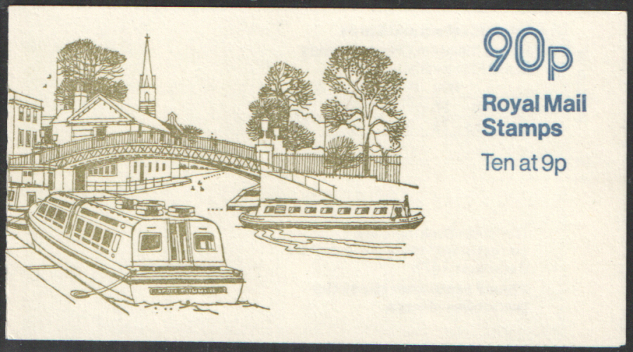 (image for) FG6A / DB8(7) Cyl 25 (28) no dot Perf E1 Regents Canal Left Margin Folded Booklet