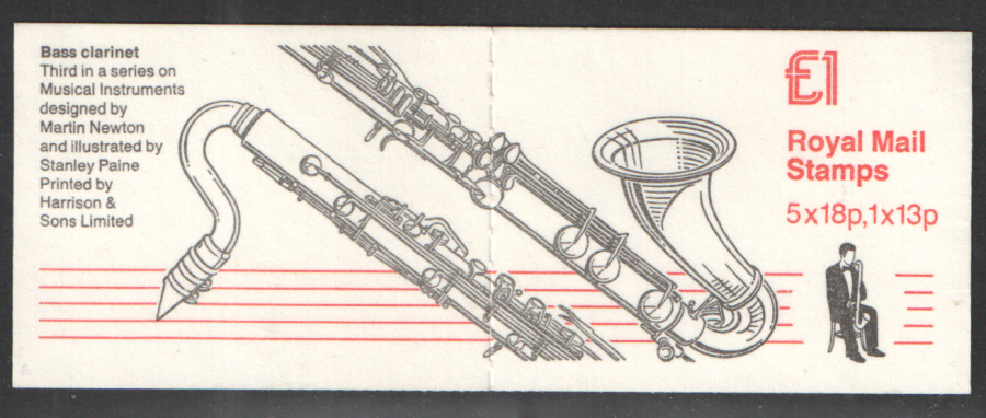 (image for) FH7 / DB15(3) Cyl B5 B26 (B70) Bass Clarinet £1 Folded Booklet