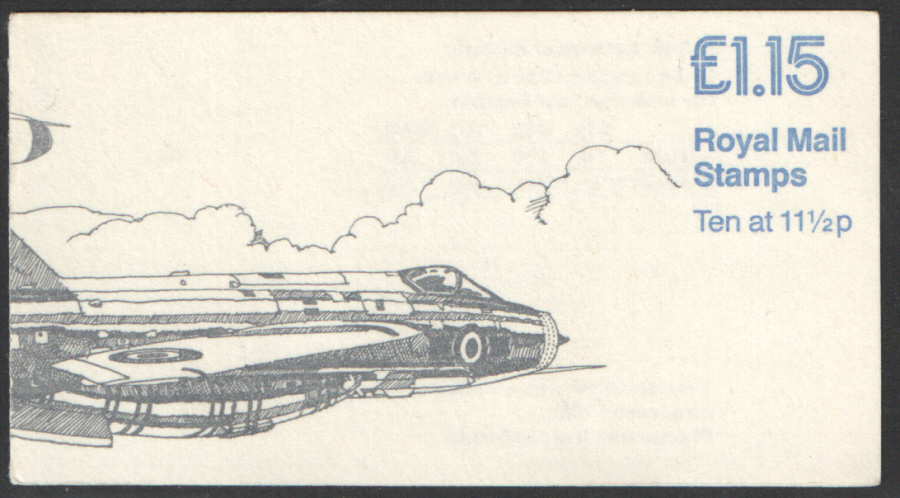 (image for) FI2A / DB7(15) Perf E1 £1.15 Military Aircraft No.6 Left Margin Folded Booklet - Click Image to Close