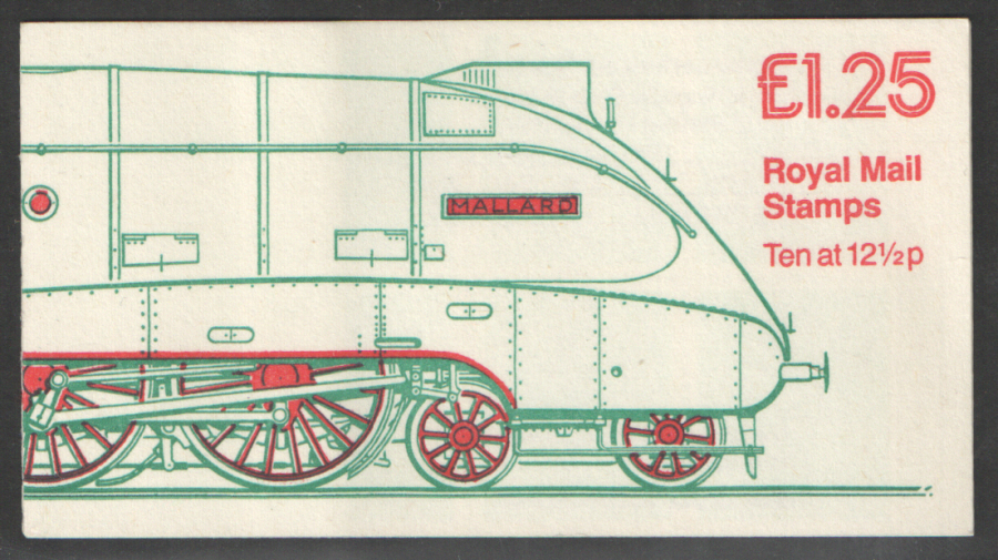 (image for) FK7A / DB7(24) Perf E1 £1.25 Railway Engines No.3 Left Margin Folded Booklet - Click Image to Close