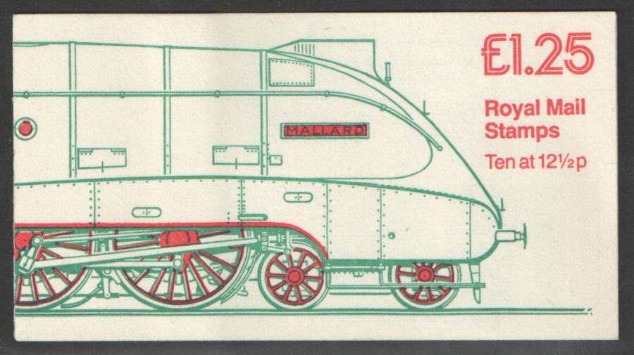 (image for) FK7B / DB7(24)A Perf E1 £1.25 Railway Engines No.3 Right Margin Folded Booklet - Click Image to Close