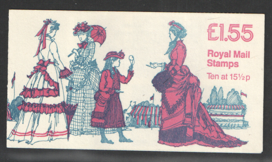 (image for) FR3B / DB8(20)A Cyl B7 PCP1 £1.55 Women's Costumes No.5 Right Margin Folded Booklet