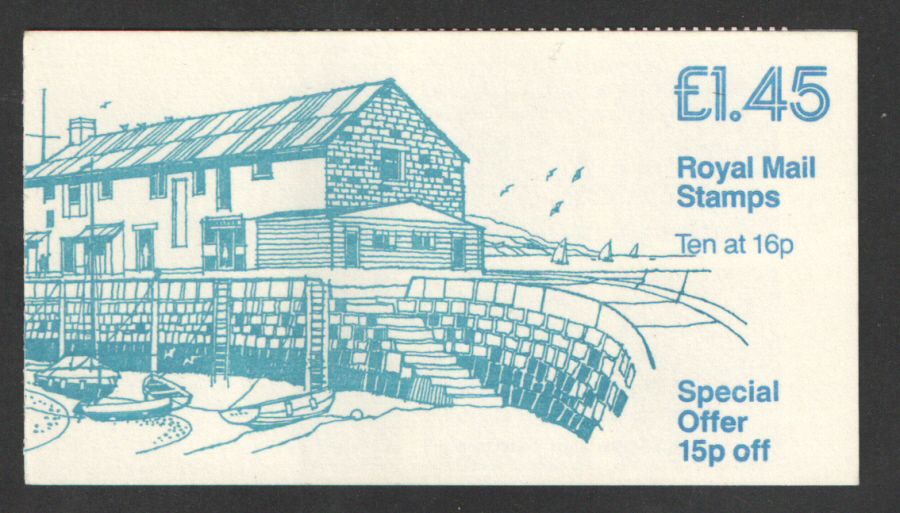 (image for) FS2B / DB8(23)A Cyl B3 £1.60 Lyme Regis Right Margin Folded Booklet - Click Image to Close