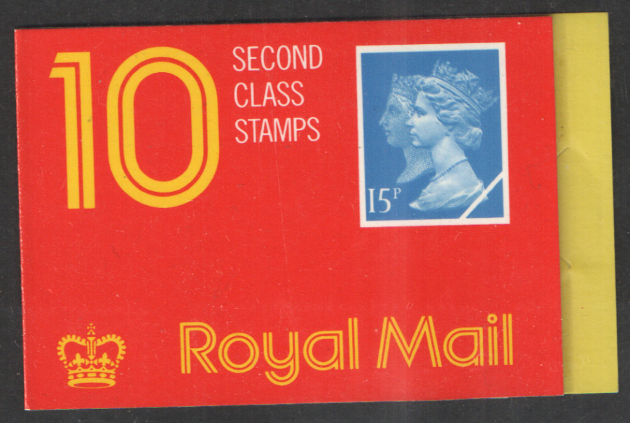 (image for) JC3a / DB19(8)/1 Cyl W1 W1 Incorrect Rates E3 10 x 15p Penny Black Anniversary Booklet