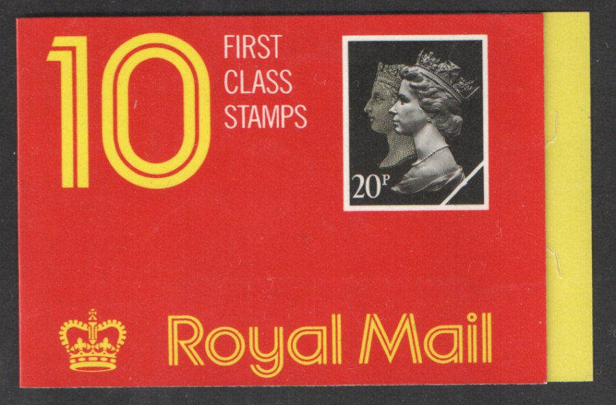 (image for) JD3 / DB20(8) Cyl W1 W1 W1 Walsall Perf E3a 10 x 20p Penny Black Anniversary Booklet