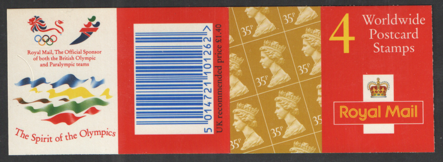 (image for) GK7 / DB18(20) Cyl W3 W4 Walsall £1.40 Barcode Booklet - Click Image to Close