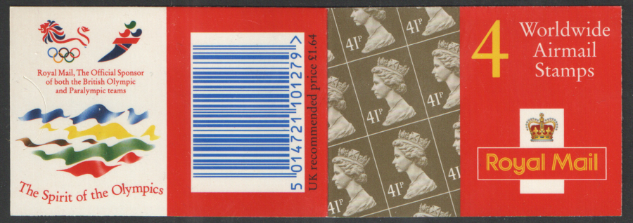 (image for) GN3 / DB18(21) Olympic Logos £1.64 Barcode Booklet