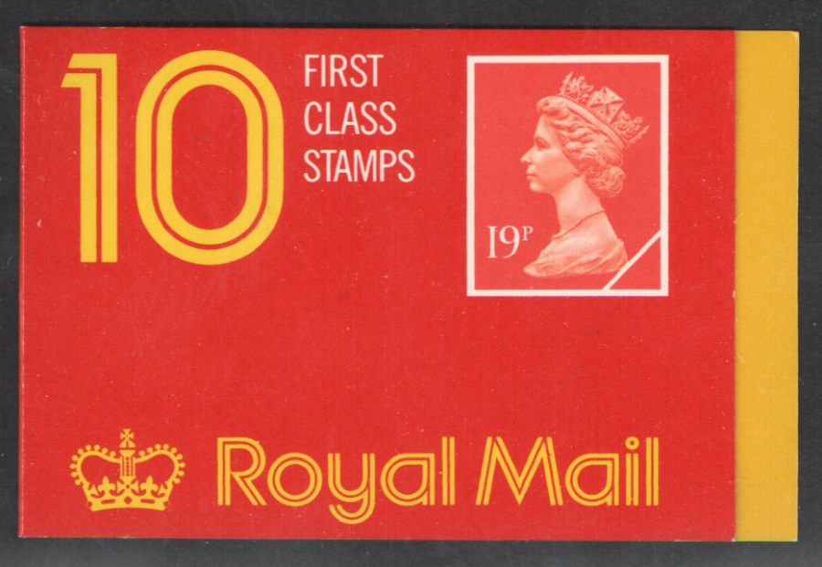 (image for) GP4 / DB20(3) Questa Blind Perf right of stamp 10 £1.90 Barcode Booklet