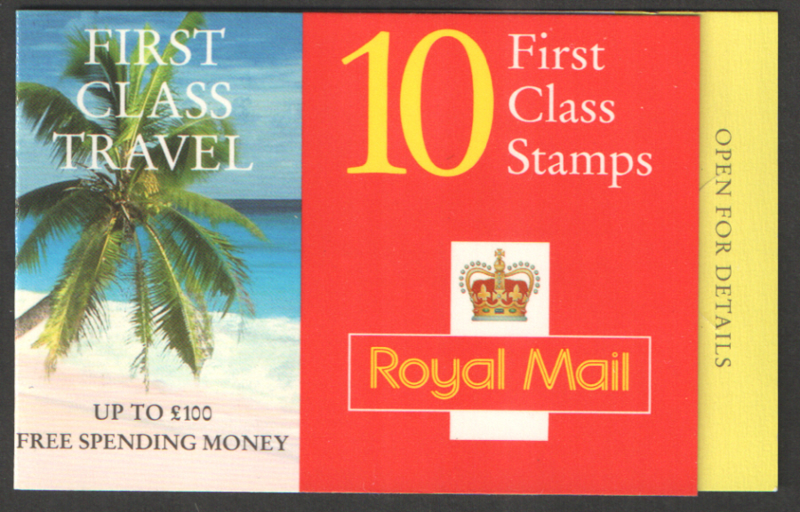 (image for) HD43 / DB17(36) First Class Travel 10 x 1st Class Barcode Booklet
