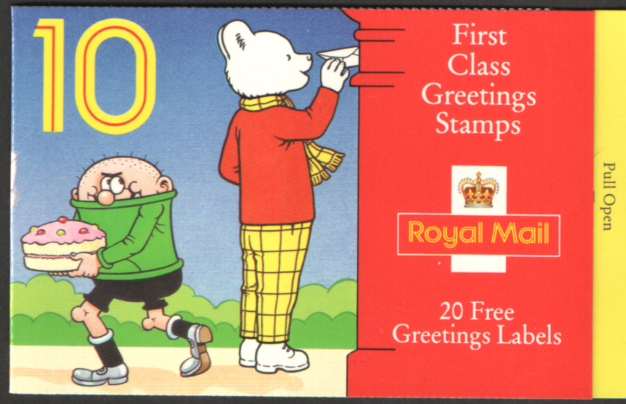 (image for) KX5b / DB13(6)B 1993 Rupert Greetings Booklet (3rd printing)