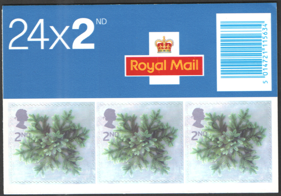 (image for) LX24 / SB6(4) Cyl 1A -> 1F 2002 24 x 2nd Class Christmas Booklet - Click Image to Close