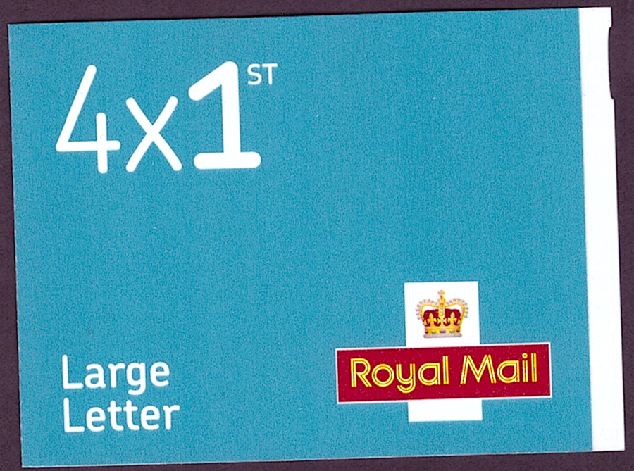 (image for) TF1 / SB1(30) SBP2i 2022 Barcoded Machin 4 x 1st Class Large Booklet