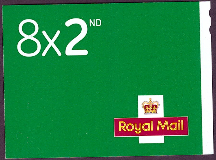 2022 Barcoded Machin 8 x 2nd Class Booklet