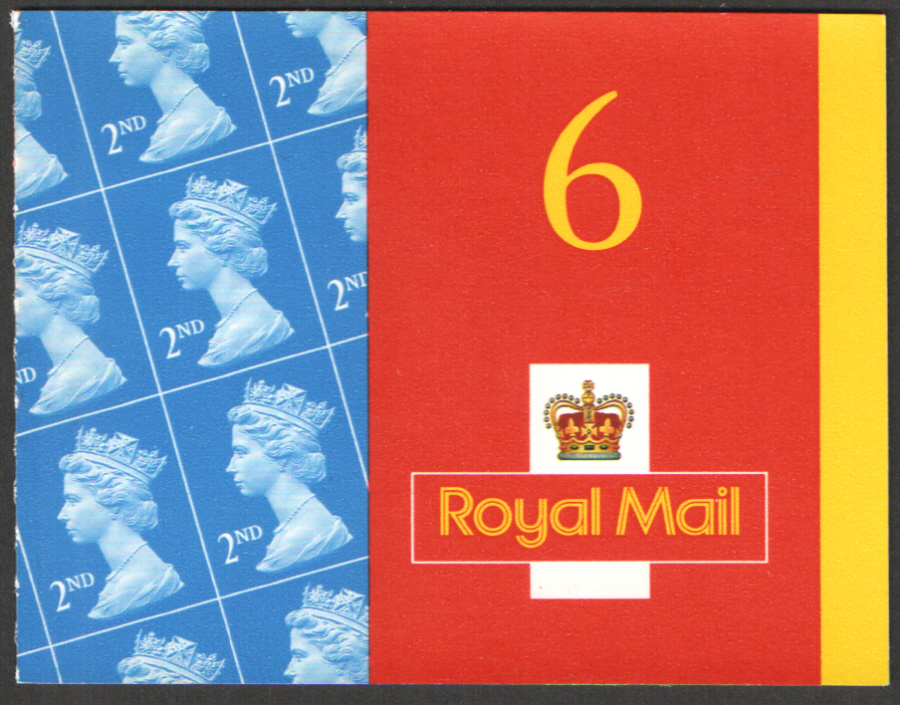 MA1 / SB2(1) 2001 Walsall 6 x 2nd Class Booklet