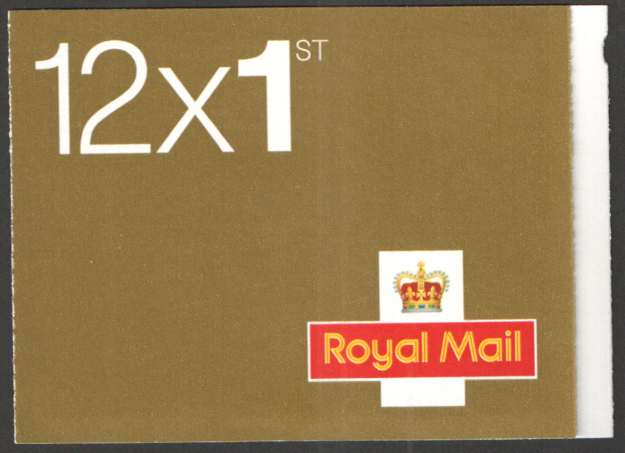 (image for) MF5a / SB1(16)C 7.5mm strip MTIL / - 2009 Walsall 12 x 1st Class Booklet