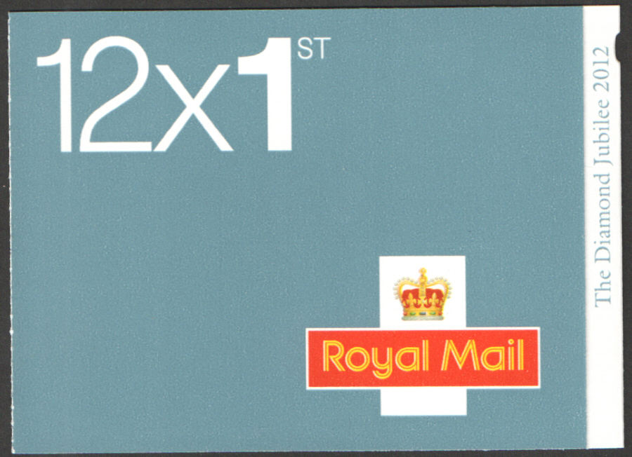 (image for) MF6 / SB1(20) 2012 Diamond Jubilee 12 x 1st Class Booklet - Click Image to Close